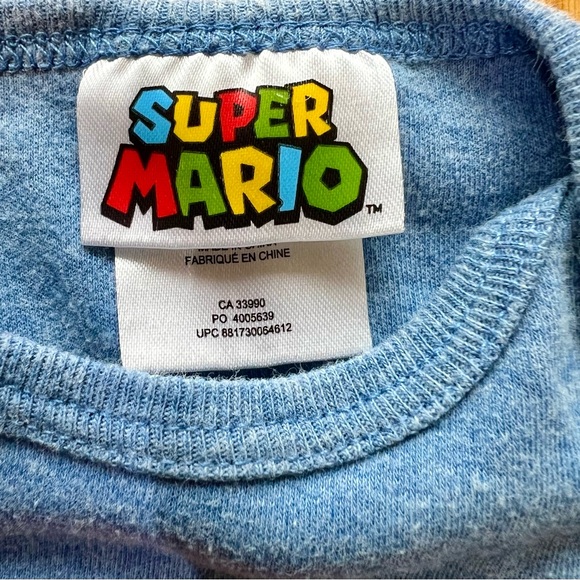 Super Mario baby announcement bodysuit new player - Picture 3 of 3